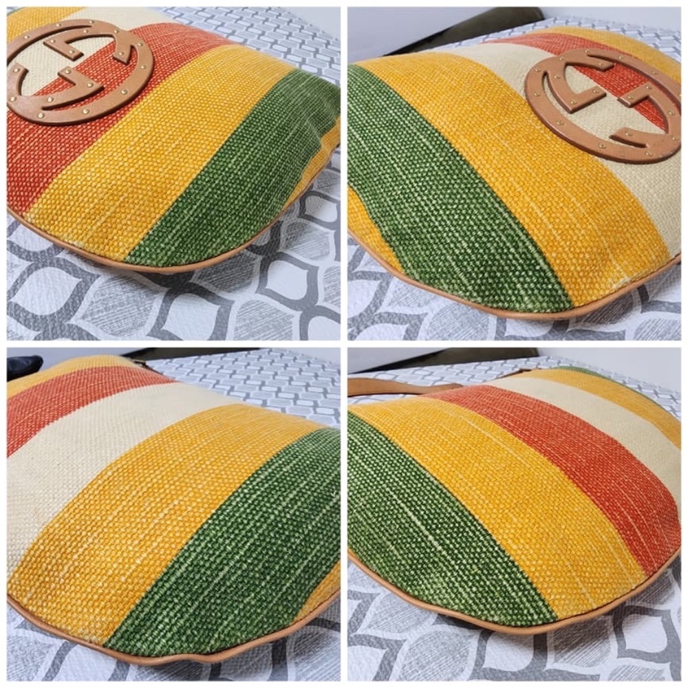 Authentic GUCCI Interlocking Canvas Shoulder Bag … - image 13